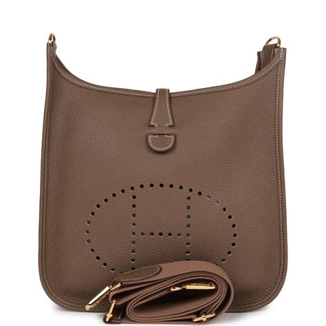 hermes evelyne etoupe clemence|Hermes evelyne pm size.